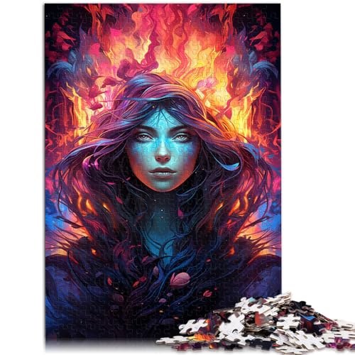1000-teiliges Puzzle für Erwachsene Elementarmagier Familienunterhaltungsspielzeug Heimkunstdekor für Teenager ab 14 Jahren 50x75cm von BBVNFLIR