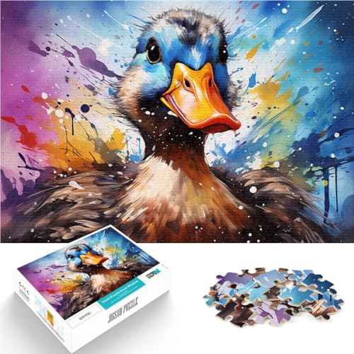 1000-teiliges Puzzle für Erwachsene Ente zum Ausmalen lustige Spiele mit passendem Poster und Quizblatt für Jugendliche ab 14 Jahren 26x38cm 1000-teiliges Puzzle für Erwachsene Ente zum Ausmalen lustige Spiele mit passendem Poster und Quizblatt für Jugendliche ab 14 Jahren 26x38cm von BBVNFLIR
