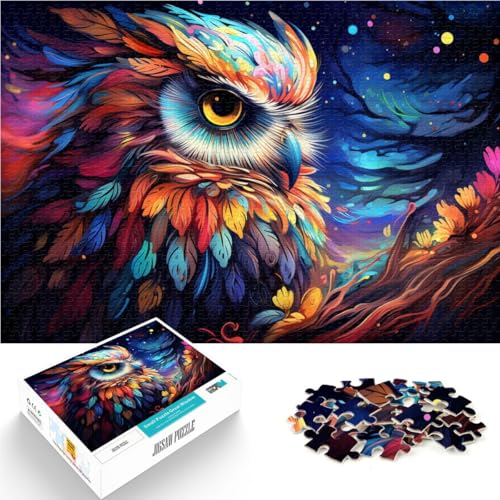 1000-teiliges Puzzle für Erwachsene Fantasie-Sternenhimmel-Eule Spielzeug Lernspiele Stressabbau Geburtstagsgeschenke geeignet für und Jugendliche ab 14 Jahren 26x38cm 1000-teiliges Puzzle für Erwachsene Fantasie-Sternenhimmel-Eule Spielzeug Lernspiele Stressabbau Geburtstagsgeschenke geeignet für und Jugendliche ab 14 Jahren 26x38cm von BBVNFLIR