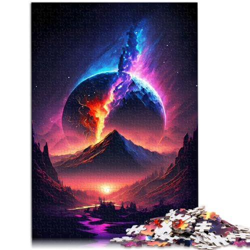 1000-teiliges Puzzle für Erwachsene Fantasie-Sternenhimmel Lernspiel Herausforderungsspielzeug ganze Familie 50x75cm von BBVNFLIR