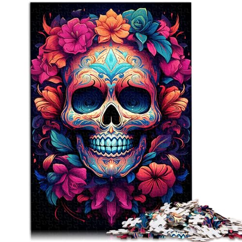 1000-teiliges Puzzle für Erwachsene Fantasie-Totenkopf Lernspielzeug Staycation Zeitvertreib für Teenager ab 14 Jahren 26x38cm 1000-teiliges Puzzle für Erwachsene Fantasie-Totenkopf Lernspielzeug Staycation Zeitvertreib für Teenager ab 14 Jahren 26x38cm von BBVNFLIR