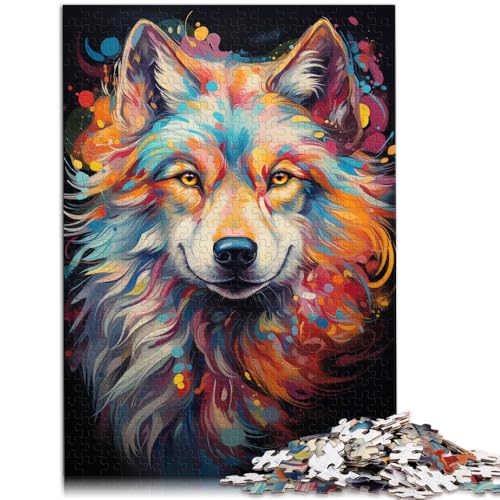 1000-teiliges Puzzle für Erwachsene Fantasie-Zeichnung Wolf Lernspiele Heimdekoration Puzzle Geburtstagsgeschenk für 14-Jährige 50x75cm 1000-teiliges Puzzle für Erwachsene Fantasie-Zeichnung Wolf Lernspiele Heimdekoration Puzzle Geburtstagsgeschenk für 14-Jährige 50x75cm von BBVNFLIR