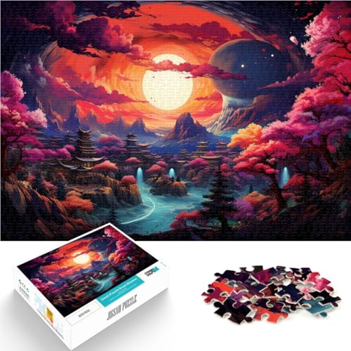 1000-teiliges Puzzle für Erwachsene Fantasie-japanische Landschaft Stressabbau-Spielzeug Tolle Geschenke und Spielzeuge für Teenager ab 14 Jahren 50x75cm 1000-teiliges Puzzle für Erwachsene Fantasie-japanische Landschaft Stressabbau-Spielzeug Tolle Geschenke und Spielzeuge für Teenager ab 14 Jahren 50x75cm von BBVNFLIR