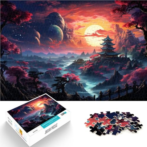1000-teiliges Puzzle für Erwachsene Fantasie-japanische Landschaft anspruchsvolles Spiel Lernspiel für Geburtstag Weihnachten 26x38cm 1000-teiliges Puzzle für Erwachsene Fantasie-japanische Landschaft anspruchsvolles Spiel Lernspiel für Geburtstag Weihnachten 26x38cm von BBVNFLIR
