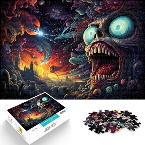 1000-teiliges Puzzle für Erwachsene Fantasy-Monster Lernspiel Herausforderungsspielzeug ganze Familie ab 14 Jahren 26x38cm 1000-teiliges Puzzle für Erwachsene Fantasy-Monster Lernspiel Herausforderungsspielzeug ganze Familie ab 14 Jahren 26x38cm von BBVNFLIR