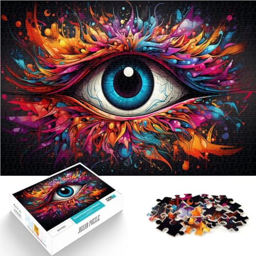 1000-teiliges Puzzle für Erwachsene Fantasy-Phönixaugen Lernspielzeug anspruchsvolles Spiel und Familienspiel für 14-Jährige 26x38cm von BBVNFLIR