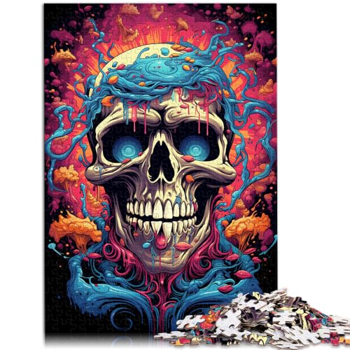 1000-teiliges Puzzle für Erwachsene Farbiges Totenkopf-Quizspiel zum Bemalen ganze Familie für Teenager ab 14 Jahren 50x75cm 1000-teiliges Puzzle für Erwachsene Farbiges Totenkopf-Quizspiel zum Bemalen ganze Familie für Teenager ab 14 Jahren 50x75cm von BBVNFLIR