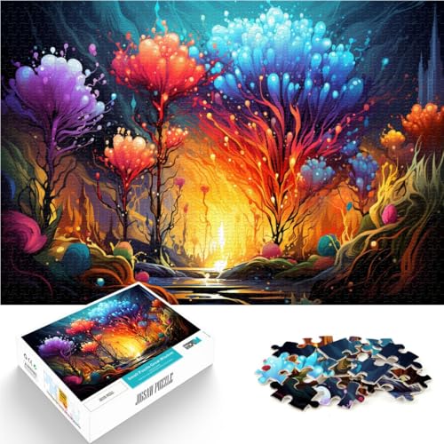 1000-teiliges Puzzle für Erwachsene Farbkunst entspannendes intellektuelles Lernspielzeug zum Stressabbau für Teenager ab 14 Jahren 26x38cm 1000-teiliges Puzzle für Erwachsene Farbkunst entspannendes intellektuelles Lernspielzeug zum Stressabbau für Teenager ab 14 Jahren 26x38cm von BBVNFLIR