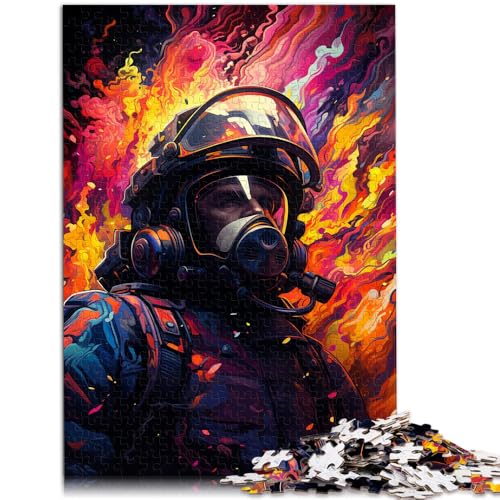 1000-teiliges Puzzle für Erwachsene Feuerwehr-Quizspiel lustige Aktivitäten zu Hause Geburtstagsgeschenk Reisegeschenk für Kinder ab 14 Jahren 26x38cm von BBVNFLIR