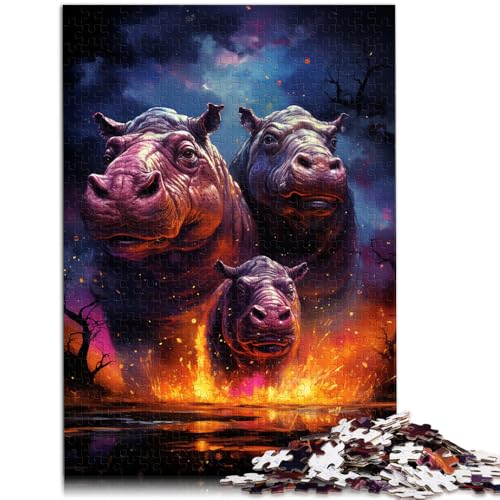1000-teiliges Puzzle für Erwachsene Galaxie-Nilpferd-Puzzle Mitmach-Spiel Staycation Zeit totschlagen Geeignet für Jugendliche ab 14 Jahren 26x38cm 1000-teiliges Puzzle für Erwachsene Galaxie-Nilpferd-Puzzle Mitmach-Spiel Staycation Zeit totschlagen Geeignet für Jugendliche ab 14 Jahren 26x38cm von BBVNFLIR