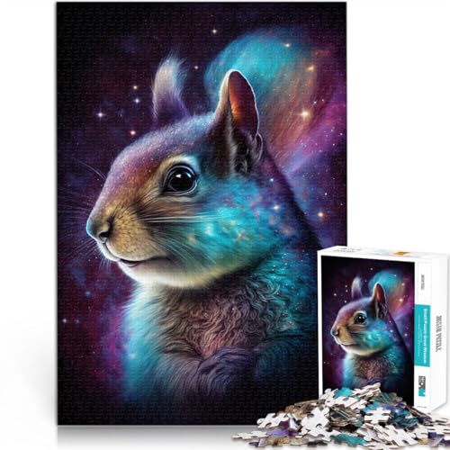 1000-teiliges Puzzle für Erwachsene Galaxie-Tier-Eichhörnchen-Spiele Spielzeug Geschenk Lernspiel zum Geburtstag Weihnachten 50x75cm 1000-teiliges Puzzle für Erwachsene Galaxie-Tier-Eichhörnchen-Spiele Spielzeug Geschenk Lernspiel zum Geburtstag Weihnachten 50x75cm von BBVNFLIR