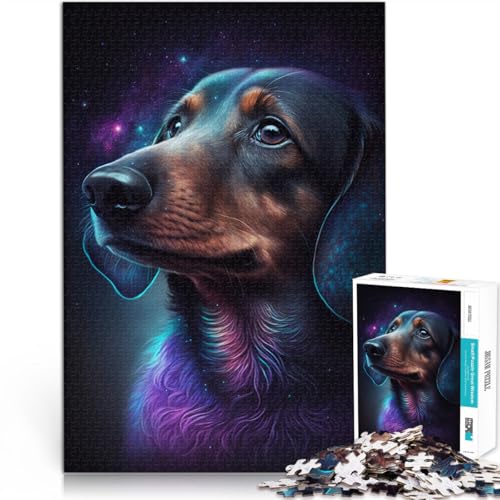 1000-teiliges Puzzle für Erwachsene Galaxy-Dackel-Puzzle praktisches Spiel ganze Familie 26x38cm 1000-teiliges Puzzle für Erwachsene Galaxy-Dackel-Puzzle praktisches Spiel ganze Familie 26x38cm von BBVNFLIR