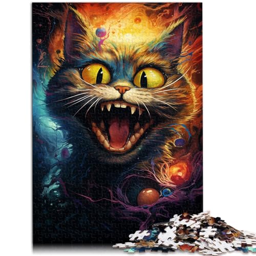 1000-teiliges Puzzle für Erwachsene Garfield-Katze anspruchsvolles Spiel Spielzeug Lernspiel zum Geburtstag Weihnachten für 14-Jährige 50x75cm von BBVNFLIR