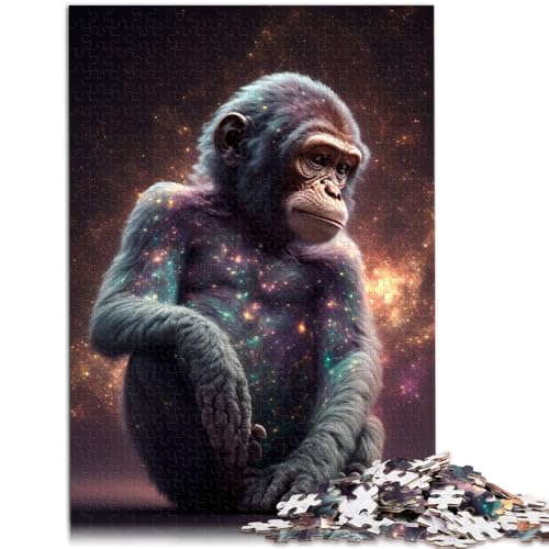 1000-teiliges Puzzle für Erwachsene Geistertier AFFE Spielzeug Denkspiel Lernspiel für Geburtstag Weihnachten 26x38cm 1000-teiliges Puzzle für Erwachsene Geistertier AFFE Spielzeug Denkspiel Lernspiel für Geburtstag Weihnachten 26x38cm von BBVNFLIR