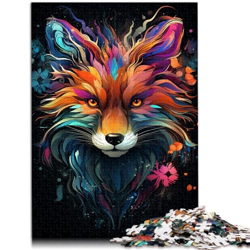 1000-teiliges Puzzle für Erwachsene Gemälde eines Fuchstiers Lernspielzeug Tolle Geschenke und Spielzeuge für Teenager ab 14 Jahren 50x75cm 1000-teiliges Puzzle für Erwachsene Gemälde eines Fuchstiers Lernspielzeug Tolle Geschenke und Spielzeuge für Teenager ab 14 Jahren 50x75cm von BBVNFLIR