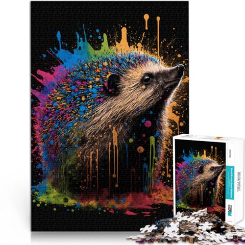 1000-teiliges Puzzle für Erwachsene Igel-Lernpuzzle EIN Kunstwerk für Teenager ab 14 Jahren 26x38cm 1000-teiliges Puzzle für Erwachsene Igel-Lernpuzzle EIN Kunstwerk für Teenager ab 14 Jahren 26x38cm von BBVNFLIR