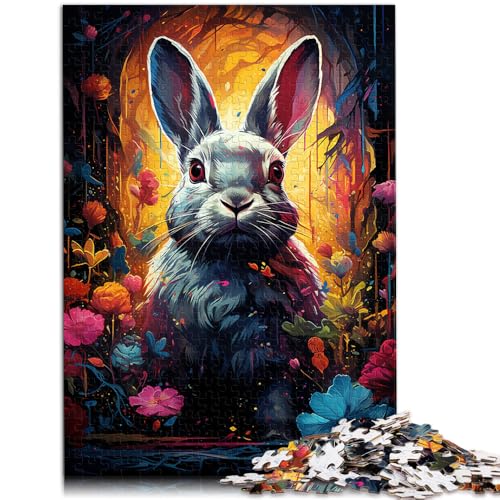 1000-teiliges Puzzle für Erwachsene Kaninchen-Lernspielzeug Familienspiel Stressabbau schwierige Herausforderung 50x75cm 1000-teiliges Puzzle für Erwachsene Kaninchen-Lernspielzeug Familienspiel Stressabbau schwierige Herausforderung 50x75cm von BBVNFLIR