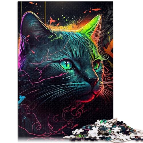 1000-teiliges Puzzle für Erwachsene Katzen-Quizspiel lustige Aktivitäten zu Hause Geburtstagsgeschenk Reisegeschenk für Teenager ab 14 Jahren 50x75cm 1000-teiliges Puzzle für Erwachsene Katzen-Quizspiel lustige Aktivitäten zu Hause Geburtstagsgeschenk Reisegeschenk für Teenager ab 14 Jahren 50x75cm von BBVNFLIR