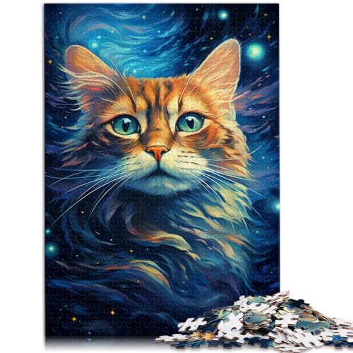 1000-teiliges Puzzle für Erwachsene Katzenspielzeug Denkspiel Helfen Sie dem Gehirn süchtig machende Spielzeuge zu trainieren um Geduld zu fördern 26x38cm von BBVNFLIR
