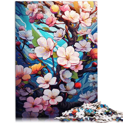 1000-teiliges Puzzle für Erwachsene Kirschblüten Lernspielzeug tolles Teenager ab 14 Jahren 26x38cm von BBVNFLIR