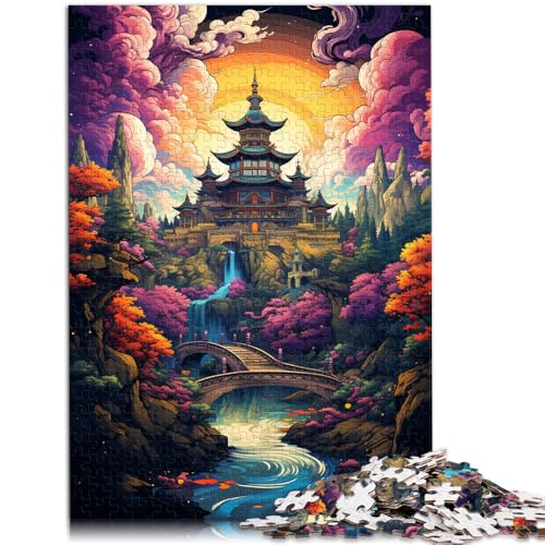 1000-teiliges Puzzle für Erwachsene Kloster Tschenstochau Stressabbau-Spielzeug Herausforderung für die Gehirnintelligenz süchtig machendes Spielzeug 26x38cm von BBVNFLIR