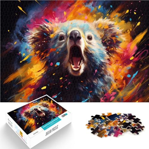 1000-teiliges Puzzle für Erwachsene Koala-Malen anspruchsvolles Spiel Wanddekoration einzigartige Geburtstags 14-Jährige 26x38cm 1000-teiliges Puzzle für Erwachsene Koala-Malen anspruchsvolles Spiel Wanddekoration einzigartige Geburtstags 14-Jährige 26x38cm von BBVNFLIR