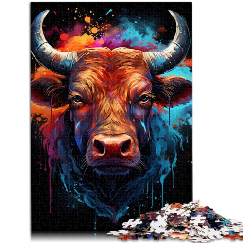 1000-teiliges Puzzle für Erwachsene Kuh-Puzzlespiel zum Ausmalen mit passendem Poster und Quizblatt Geeignet für Jugendliche ab 14 Jahren 26x38cm 1000-teiliges Puzzle für Erwachsene Kuh-Puzzlespiel zum Ausmalen mit passendem Poster und Quizblatt Geeignet für Jugendliche ab 14 Jahren 26x38cm von BBVNFLIR