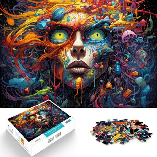 1000-teiliges Puzzle für Erwachsene Kunst Lernspiele für Zuhause DIY-Spielzeug ganze Familie ab 14 Jahren 26x38cm von BBVNFLIR