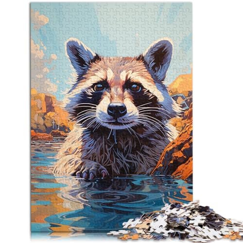 1000-teiliges Puzzle für Erwachsene Kunst Tiere Spiel Spielzeug ganze Familie für 14-Jährige 26x38cm von BBVNFLIR
