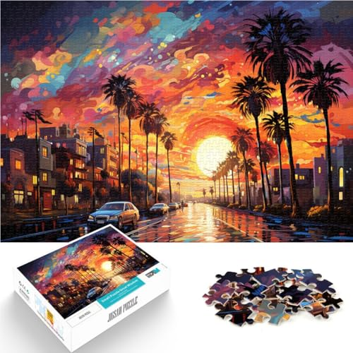 1000-teiliges Puzzle für Erwachsene Landschafts-Heimdekorationspuzzle ganze Familie für Teenager ab 14 Jahren 50x75cm von BBVNFLIR