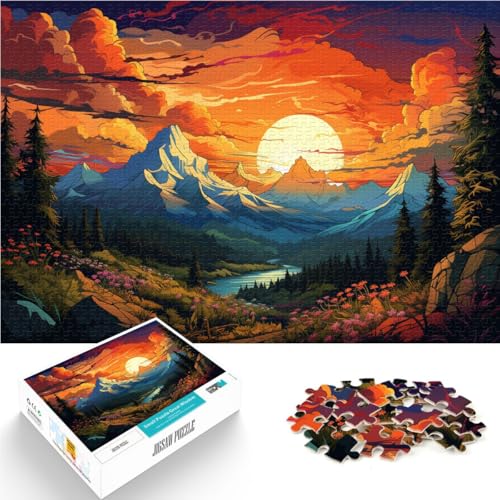1000-teiliges Puzzle für Erwachsene Landschaftskunst Lernspiel Herausforderungsspielzeug Lernspiel zum Geburtstag Weihnachten für Teenager ab 14 Jahren 26x38cm 1000-teiliges Puzzle für Erwachsene Landschaftskunst Lernspiel Herausforderungsspielzeug Lernspiel zum Geburtstag Weihnachten für Teenager ab 14 Jahren 26x38cm von BBVNFLIR