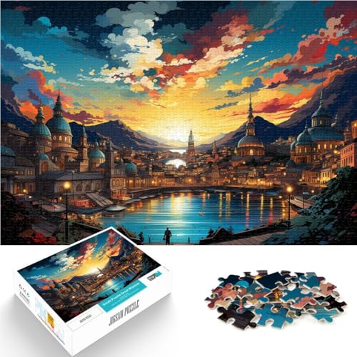 1000-teiliges Puzzle für Erwachsene Landschaftskunst Lernspielzeug Stressabbau Urlaub zu Hause Zeitvertreib für Teenager ab 14 Jahren 26x38cm 1000-teiliges Puzzle für Erwachsene Landschaftskunst Lernspielzeug Stressabbau Urlaub zu Hause Zeitvertreib für Teenager ab 14 Jahren 26x38cm von BBVNFLIR