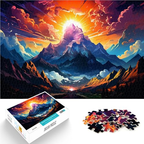 1000-teiliges Puzzle für Erwachsene Landschaftskunst Lernspielzeug ganze Familie ab 14 Jahren 50x75cm 1000-teiliges Puzzle für Erwachsene Landschaftskunst Lernspielzeug ganze Familie ab 14 Jahren 50x75cm von BBVNFLIR