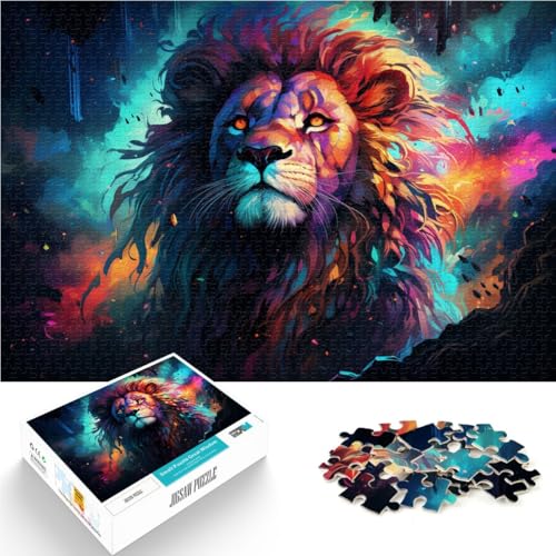 1000-teiliges Puzzle für Erwachsene Löwen-Quizspiel Helfen Sie dem Gehirn süchtig machende Spielzeuge zu trainieren um die Geduld von 14-Jährigen zu fördern 26x38cm 1000-teiliges Puzzle für Erwachsene Löwen-Quizspiel Helfen Sie dem Gehirn süchtig machende Spielzeuge zu trainieren um die Geduld von 14-Jährigen zu fördern 26x38cm von BBVNFLIR