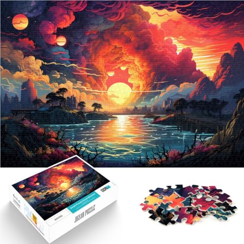 1000-teiliges Puzzle für Erwachsene Lonely Island-Spielzeug Denkspiel Lernspiel für Geburtstag Weihnachten für Teenager ab 14 Jahren 26x38cm 1000-teiliges Puzzle für Erwachsene Lonely Island-Spielzeug Denkspiel Lernspiel für Geburtstag Weihnachten für Teenager ab 14 Jahren 26x38cm von BBVNFLIR