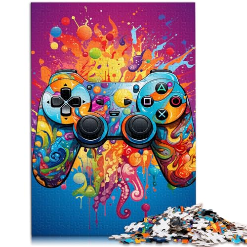 1000-teiliges Puzzle für Erwachsene Malen Farb-Gamepad Familienaktivität Puzzle zum Stressabbau schwierige Herausforderung für Kinder ab 14 Jahren 50x75cm 1000-teiliges Puzzle für Erwachsene Malen Farb-Gamepad Familienaktivität Puzzle zum Stressabbau schwierige Herausforderung für Kinder ab 14 Jahren 50x75cm von BBVNFLIR