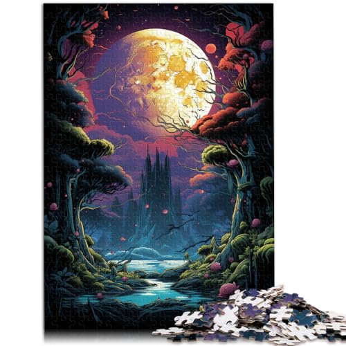 1000-teiliges Puzzle für Erwachsene Malen Farbe Mond Spielzeug Lernspiele Stressabbau Kunstwerk Geschenk Geeignet für Jugendliche ab 14 Jahren 50x75cm 1000-teiliges Puzzle für Erwachsene Malen Farbe Mond Spielzeug Lernspiele Stressabbau Kunstwerk Geschenk Geeignet für Jugendliche ab 14 Jahren 50x75cm von BBVNFLIR