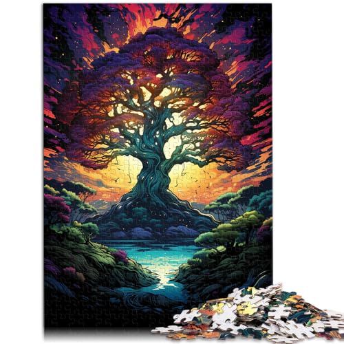 1000-teiliges Puzzle für Erwachsene Malen Farbe Sternenhimmel Baum Lernspiele Heimdekoration Puzzle für Teenager ab 14 Jahren 50x75cm 1000-teiliges Puzzle für Erwachsene Malen Farbe Sternenhimmel Baum Lernspiele Heimdekoration Puzzle für Teenager ab 14 Jahren 50x75cm von BBVNFLIR