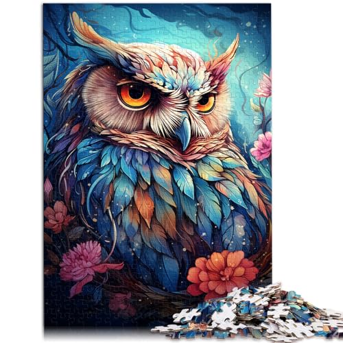 1000-teiliges Puzzle für Erwachsene Malen Farbe Tier Eule Lernspielzeug Verbesserung des Gedächtnisses für Teenager ab 14 Jahren 50x75cm 1000-teiliges Puzzle für Erwachsene Malen Farbe Tier Eule Lernspielzeug Verbesserung des Gedächtnisses für Teenager ab 14 Jahren 50x75cm von BBVNFLIR
