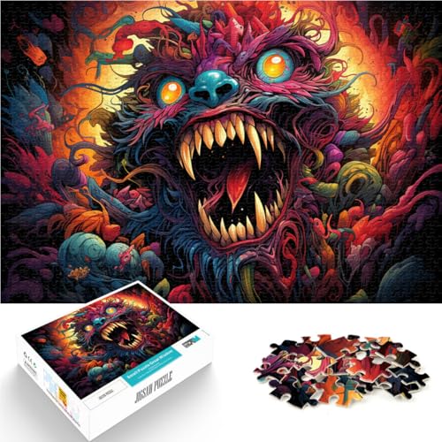 1000-teiliges Puzzle für Erwachsene Monster-Cartoon-Puzzle Familienspiel Stressabbau schwierige Herausforderung 26x38cm 1000-teiliges Puzzle für Erwachsene Monster-Cartoon-Puzzle Familienspiel Stressabbau schwierige Herausforderung 26x38cm von BBVNFLIR
