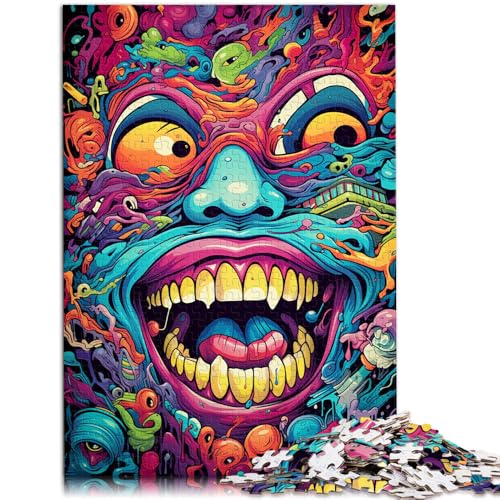 1000-teiliges Puzzle für Erwachsene Monster-Denkspiel Spaß für zu Hause Aktivitäten Geburtstagsgeschenk Reisegeschenk für Teenager ab 14 Jahren 26x38cm von BBVNFLIR