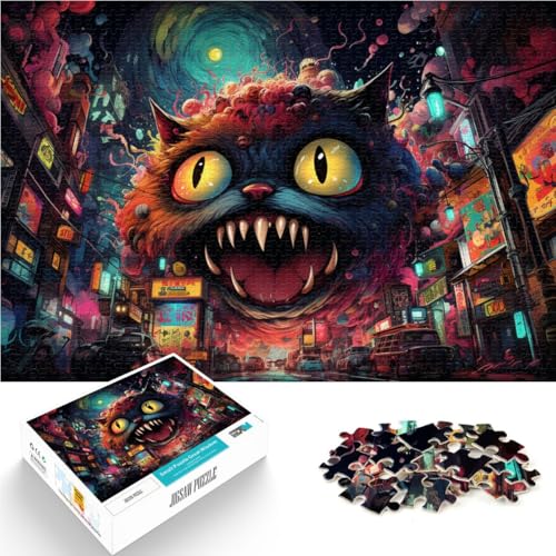 1000-teiliges Puzzle für Erwachsene Monster-Fantasiestadt Heimdekoration Heimkunstdekor für Teenager ab 14 Jahren 26x38cm 1000-teiliges Puzzle für Erwachsene Monster-Fantasiestadt Heimdekoration Heimkunstdekor für Teenager ab 14 Jahren 26x38cm von BBVNFLIR