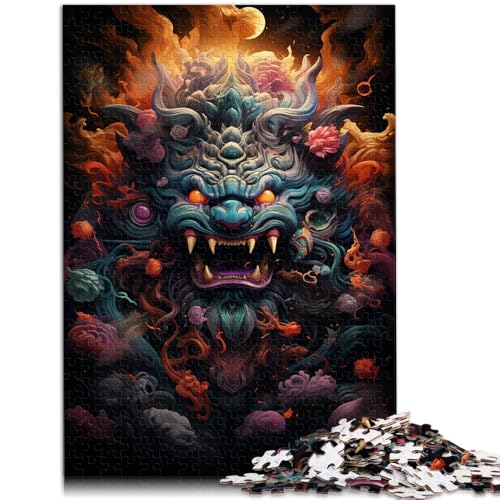 1000-teiliges Puzzle für Erwachsene Monster King-Puzzle Wanddekoration Stressabbau für Teenager ab 14 Jahren 50x75cm 1000-teiliges Puzzle für Erwachsene Monster King-Puzzle Wanddekoration Stressabbau für Teenager ab 14 Jahren 50x75cm von BBVNFLIR