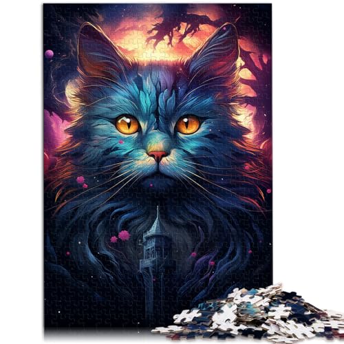 1000-teiliges Puzzle für Erwachsene Mystery Cat-Quizspiel Spaß für Zuhause Geburtstagsgeschenk Reisegeschenk für Teenager ab 14 Jahren 26x38cm 1000-teiliges Puzzle für Erwachsene Mystery Cat-Quizspiel Spaß für Zuhause Geburtstagsgeschenk Reisegeschenk für Teenager ab 14 Jahren 26x38cm von BBVNFLIR
