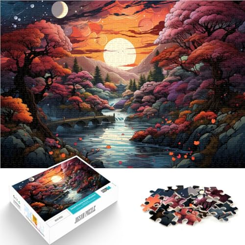 1000-teiliges Puzzle für Erwachsene Nara Park Lernpuzzle für 14-Jährige ganze Familie 50x75cm von BBVNFLIR