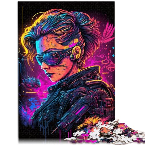1000-teiliges Puzzle für Erwachsene Neon-Roboter Lernspielzeug Stressabbau schwierige Herausforderung für Teenager ab 14 Jahren 26x38cm 1000-teiliges Puzzle für Erwachsene Neon-Roboter Lernspielzeug Stressabbau schwierige Herausforderung für Teenager ab 14 Jahren 26x38cm von BBVNFLIR