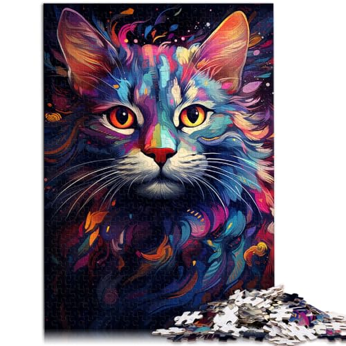 1000-teiliges Puzzle für Erwachsene Neonkatzen Quizspiel lustige Aktivitäten zu Hause Geburtstagsgeschenk Reisegeschenk für 14-Jährige 26x38cm 1000-teiliges Puzzle für Erwachsene Neonkatzen Quizspiel lustige Aktivitäten zu Hause Geburtstagsgeschenk Reisegeschenk für 14-Jährige 26x38cm von BBVNFLIR