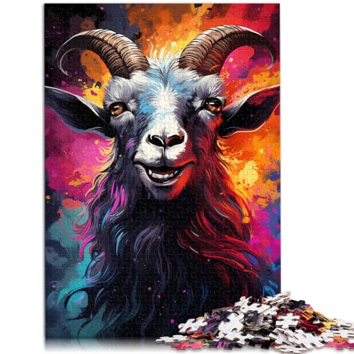 1000-teiliges Puzzle für Erwachsene Neonziege Lernspielzeug ganze Familie ab 14 Jahren 26x38cm 1000-teiliges Puzzle für Erwachsene Neonziege Lernspielzeug ganze Familie ab 14 Jahren 26x38cm von BBVNFLIR