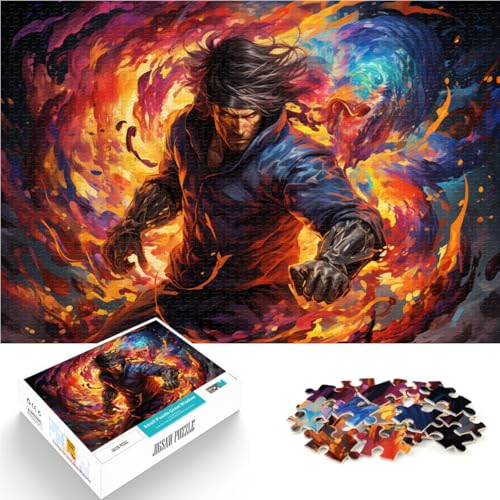 1000-teiliges Puzzle für Erwachsene Ninja-Killer anspruchsvolles Spiel Puzzle Lernspiel für Geburtstag Weihnachten für Teenager ab 14 Jahren 26x38cm von BBVNFLIR