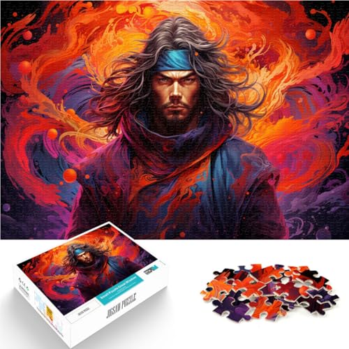 1000-teiliges Puzzle für Erwachsene Ninja-Killer lustige Spiele Helfen Sie dem Gehirn süchtig machende Spielzeuge zu trainieren um Geduld zu fördern 26x38cm von BBVNFLIR